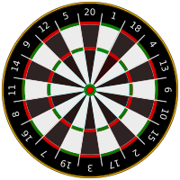 Darts target