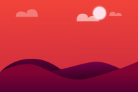 desert minimal colorful evening game bg