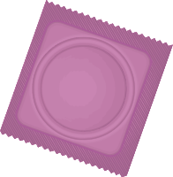 Pink Condom Package