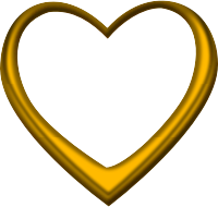 Gold heart
