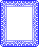 Hearts frame 3 (colour 2)