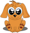 cute sitting puppy