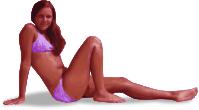 Purple Bikini Lady