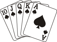 Royal Flush - spades