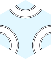 Hexagonal path / knot tile