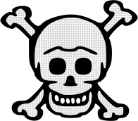 Skull Halftone