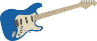 Electric guitar - blue