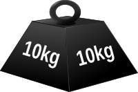 10 kg weight(white character)