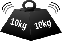 10 kg weight white character+heavy effect