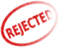 Rejected stamp