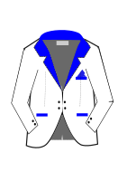 blue collar coat