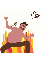 What is bugging him ?