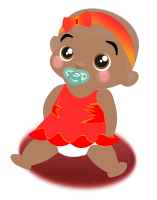 African Baby Girl