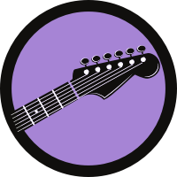 Purple Guitar