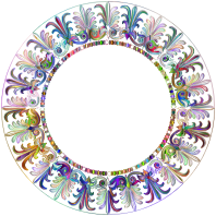 Chromatic Ionic Frieze Frame No BG
