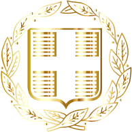 Coat Of Arms Of Greece Gold No BG