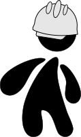 Stain with helmet