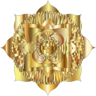 Prismatic Lotus Mandala Line Art 4