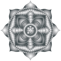 Prismatic Lotus Mandala Line Art 6