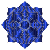 Prismatic Lotus Mandala Line Art 8