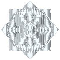 Prismatic Lotus Mandala Line Art 10