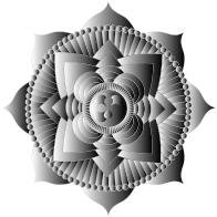 Prismatic Lotus Mandala Line Art 12