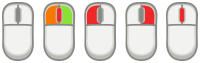 Tango inspired computer mouse for tutorials etc.