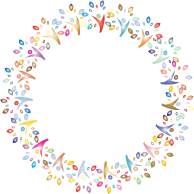Happy Life Logo Frame Prismatic