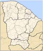 Map of Ceará by municipalities