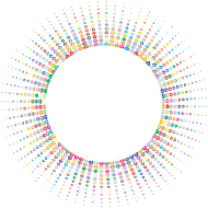 Hearts Sun Burst Prismatic 2