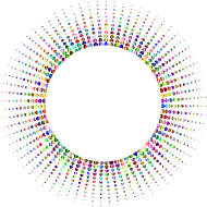 Hearts Sun Burst Prismatic 3