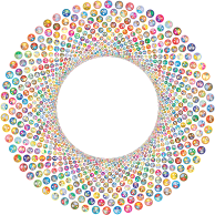Peace Sign Shutter Vortex Prismatic 2