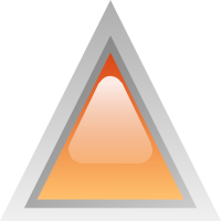 led triangular orange