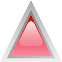 led triangular red