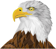 Low Poly Bald Eagle By Sharpi1980