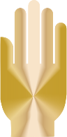 3D Hand Silhouette Radiant