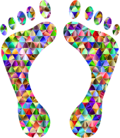 Chromatic Feet Silhouette