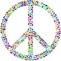 Petals Peace Sign Prismatic