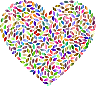Petals Heart Prismatic 3