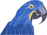Low Poly Macaw By Emmie Norfolk