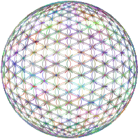 Abstract Wireframe Sphere No BG