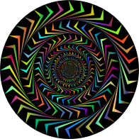 Abstract Sun Vortex Prismatic 2