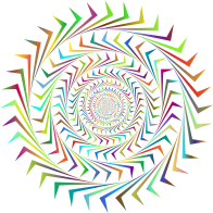 Abstract Sun Vortex Prismatic 2 No BG