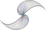 Prismatic Abstract Line Art Design 2
