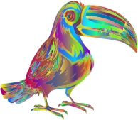 Cute Toucan Surreal