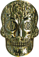 Sugar Skull Silhouette By Karen Arnold II Multichrome 6
