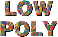 Low Poly Typography