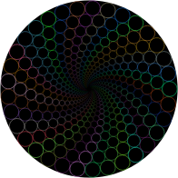 Circle Outlines Vortex Prismatic