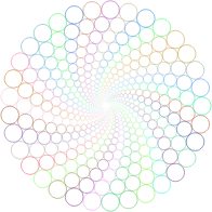 Circle Outlines Vortex Prismatic No BG