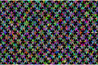 Prismatic Geometric Stars Background